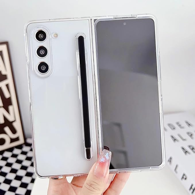 Samsung Galaxy Z Fold 6 Transparent Crystal Hard Shell Cover Samsung Galaxy Z Fold 6 Transparent Crystal Hard Shell Cover