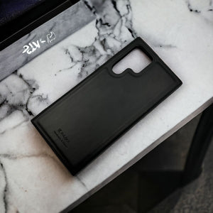 Samsung Galaxy S23 Ultra PU Leather Thin Case Cover Minimalistic Design