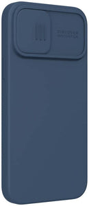 iPhone 15 Series Nillkin CamShield Silky Silicone Case Cover Blue