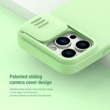 iPhone 15 Series Nillkin CamShield Silky Silicone Case Cover Black