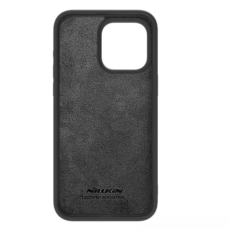 iPhone 15 Series Nillkin CamShield Silky Silicone Case Cover Black