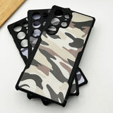 Samsung Galaxy S23 Ultra Camouflage Pattern Bumper Case Cover