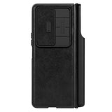Nillkin Samsung Galaxy Z Fold 4 5G Qin Pro Leather Flip Cover ( Black )