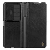 Nillkin Samsung Galaxy Z Fold 4 5G Qin Pro Leather Flip Cover ( Black )