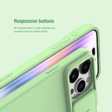 iPhone 15 Series Nillkin CamShield Silky Silicone Case Cover Black