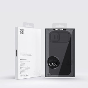 iPhone 15 Series Nillkin CamShield Silky Silicone Case Cover Black