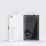 iPhone 15 Series Nillkin CamShield Silky Silicone Case Cover Black