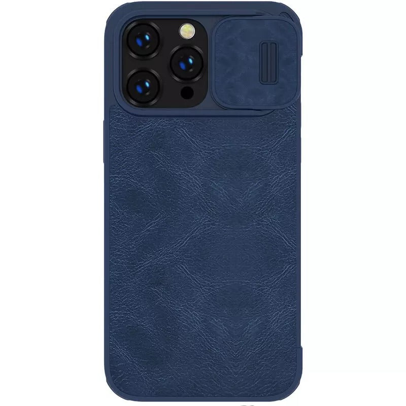 iPhone Nillkin Camera Protection QIN Leather Flip Case Blue