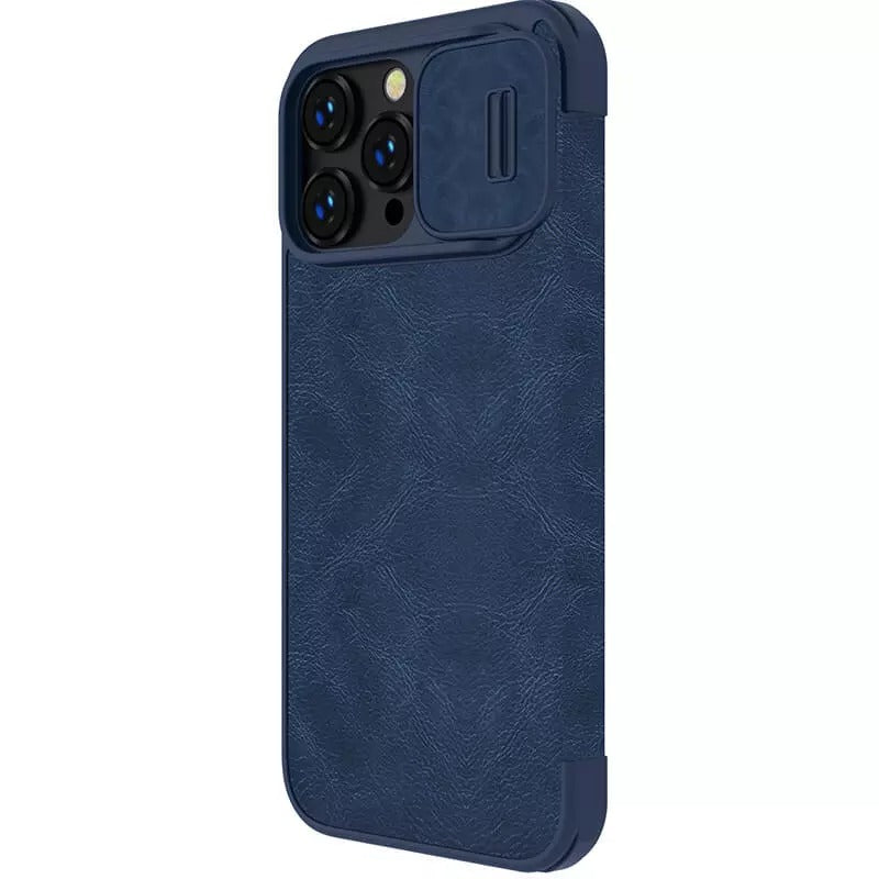 iPhone Nillkin Camera Protection QIN Leather Flip Case Blue