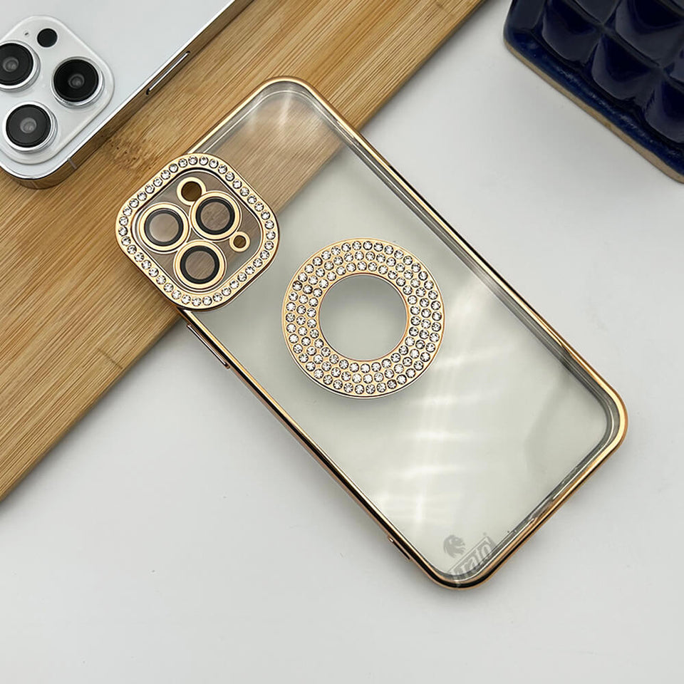 iPhone Logo Diamond Show Silicone Case Case