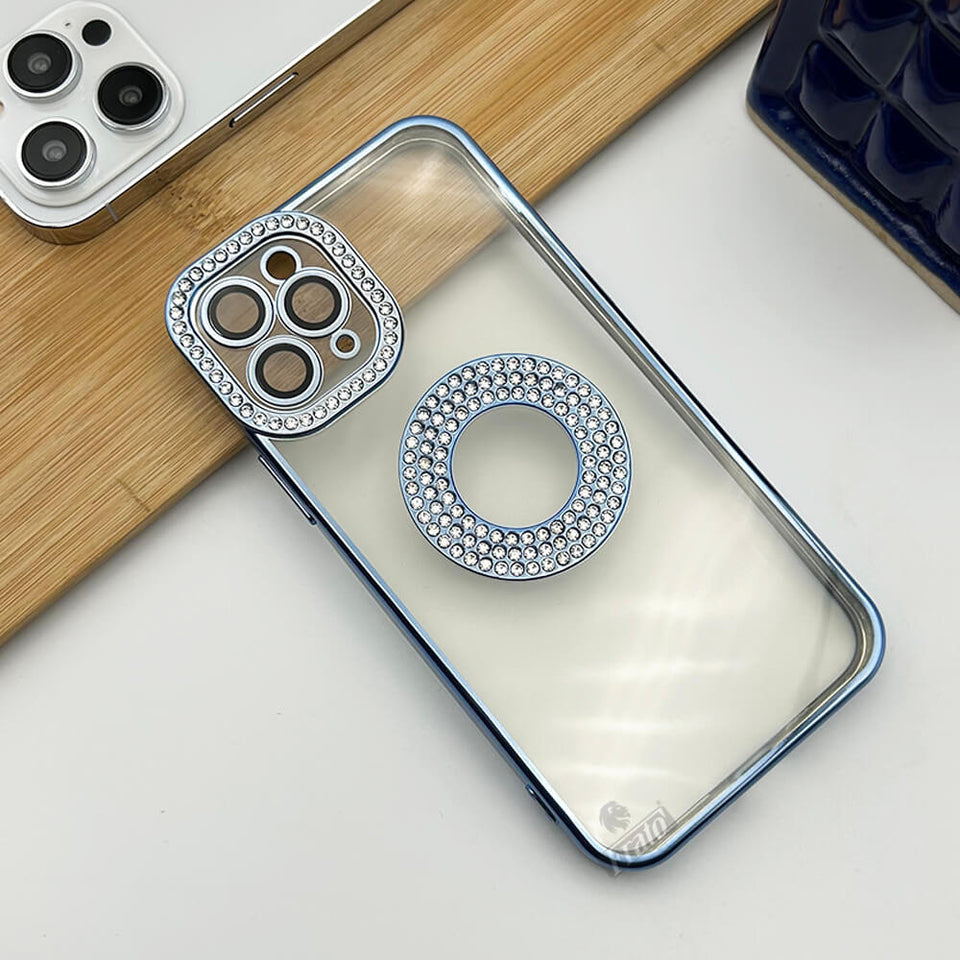 iPhone Logo Diamond Show Silicone Case Case