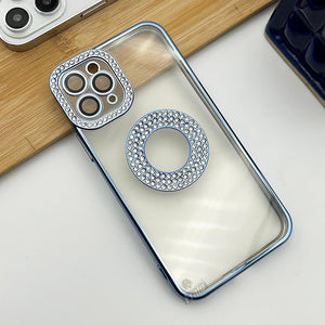 iPhone Logo Diamond Show Silicone Case Case