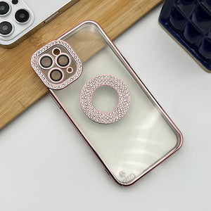 iPhone Logo Diamond Show Silicone Case Case